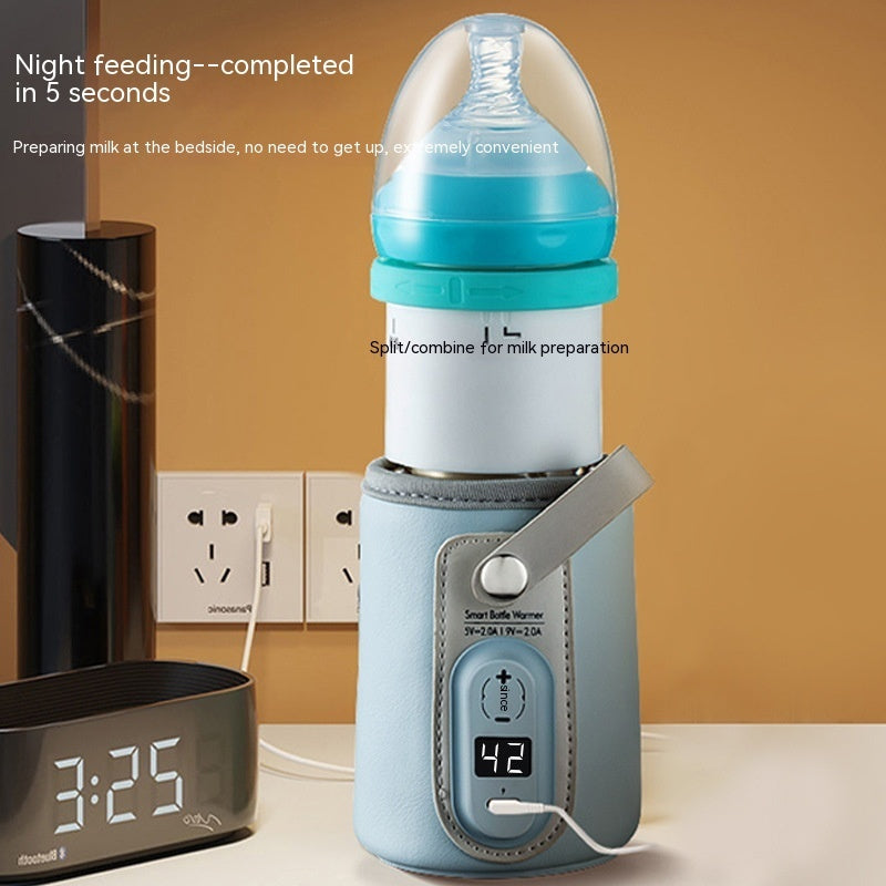 Thermostat Constant Temperature Feeding Bottle, Travel Friendly