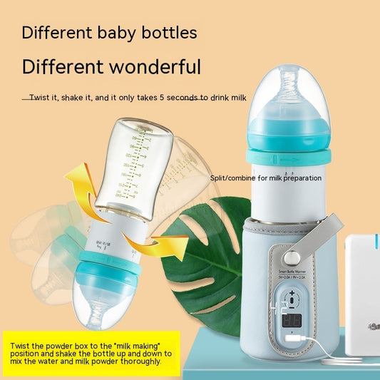 Thermostat Constant Temperature Feeding Bottle, Travel Friendly