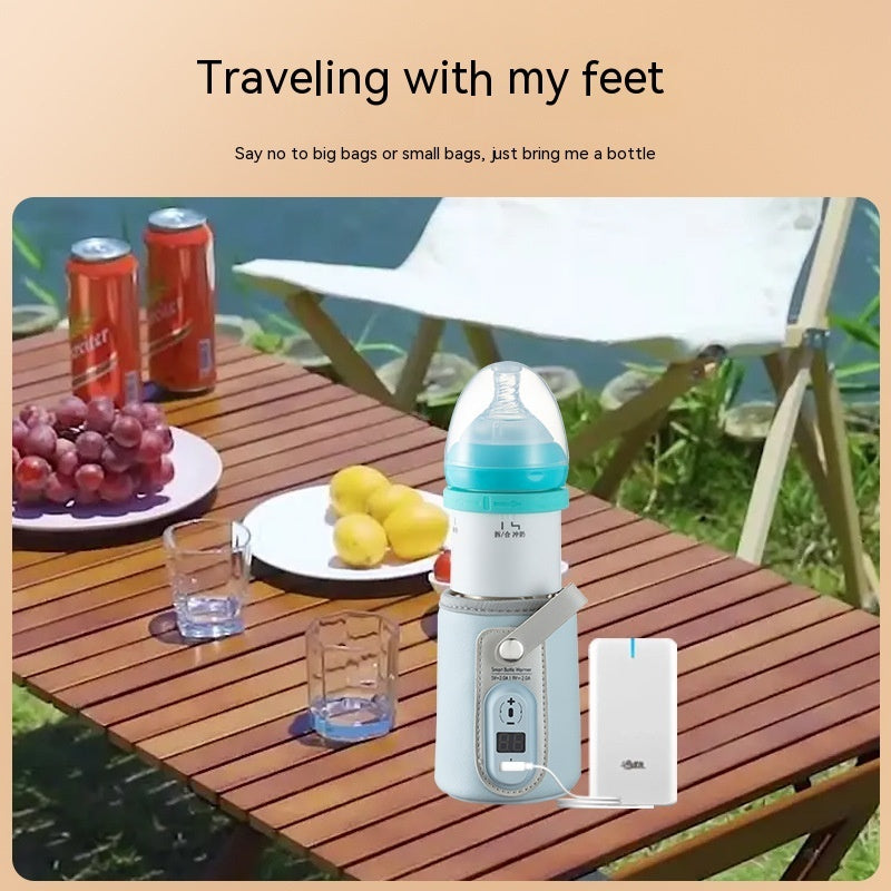 Thermostat Constant Temperature Feeding Bottle, Travel Friendly